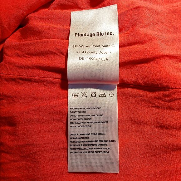 Farm Rio Tiki Bananas Coral Red Tiered Maxi Sundress - Large - Great Condition - Picture 15 of 16